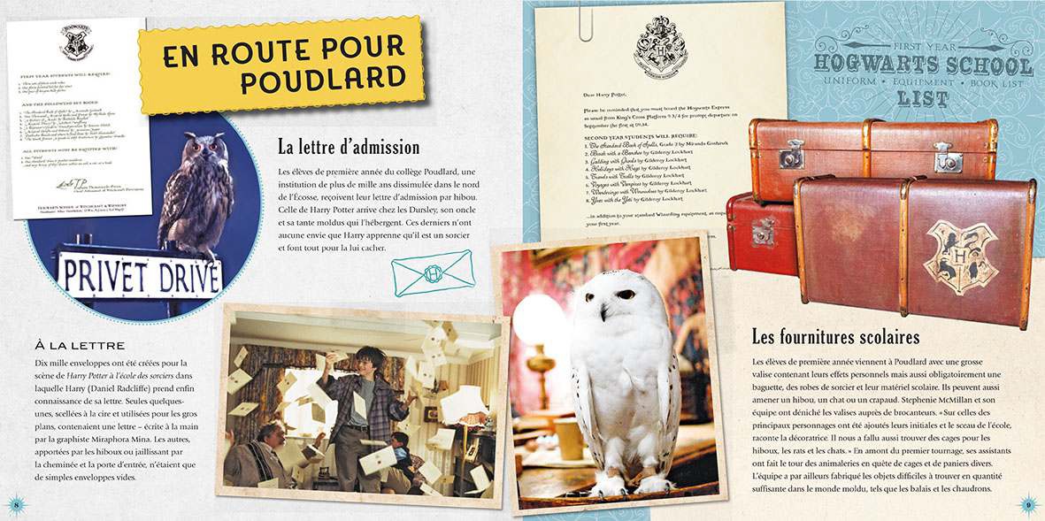 Harry Potter - Le Carnet Magique Poudlard Hedwige